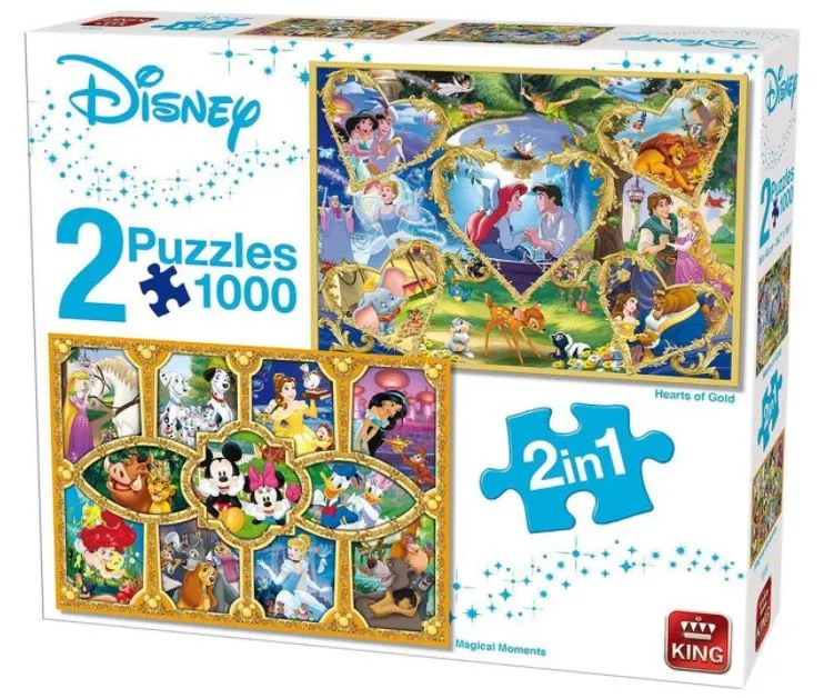 2 Puzzles - Disney 2 in 1