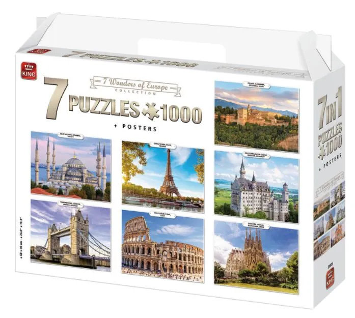 7 Puzzles - 7 Wonders of Europe
