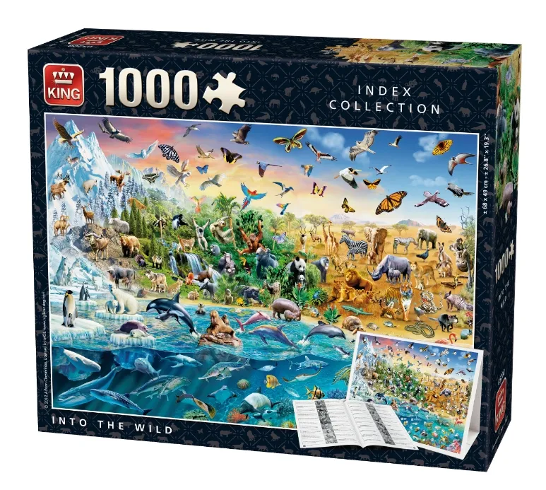 Index Collection - Into the Wild (Instructions en Anglais et Hollandais)