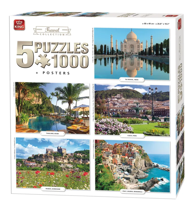5 Puzzles - Travel Collection