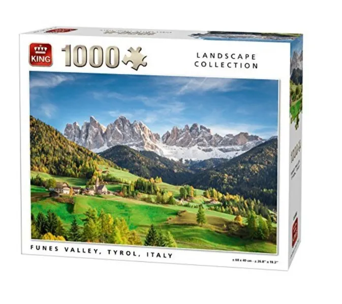 Funes Valley, Tyrol, Italie