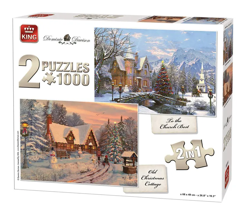 2 Puzzles - Christmas Cottage