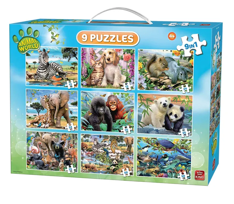 9 Puzzles - Animal World