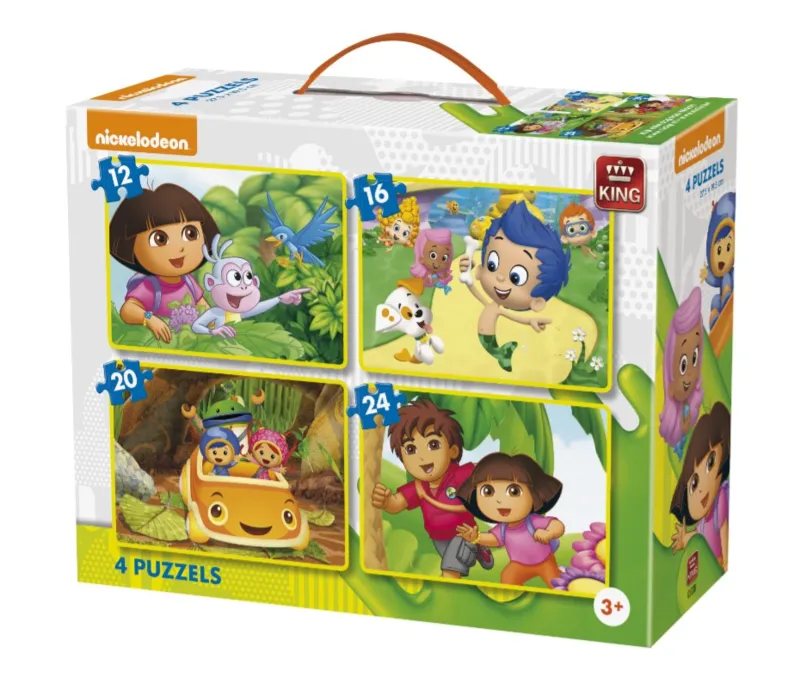 4 Puzzles - Nickelodeon & Dora