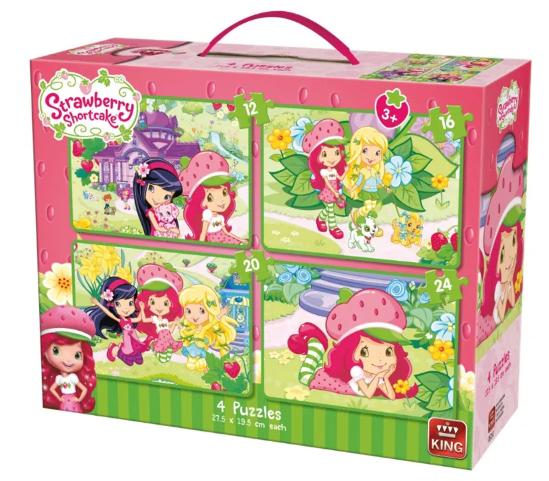4 Puzzles - Charlotte aux Fraises