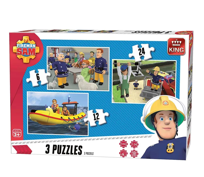 3 Puzzles - Fireman Sam