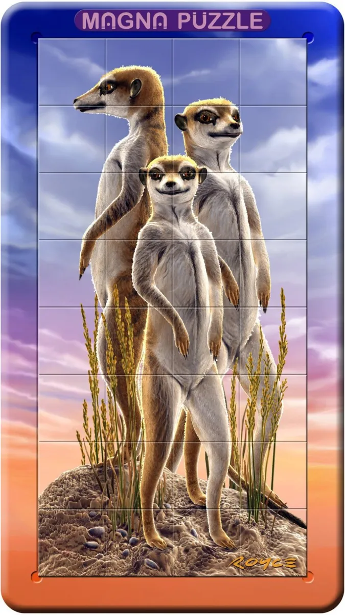 Mini Puzzles Magnet Suricates