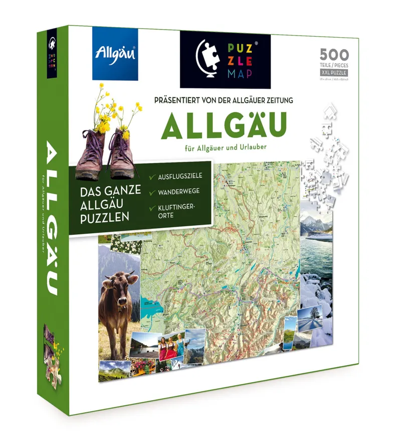 Puzzlemap Allgäu