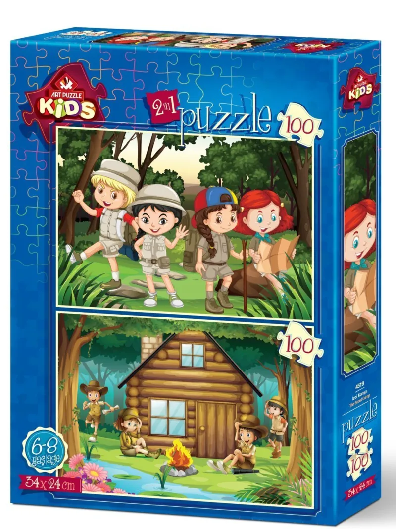 2 Puzzles - Le Camp de Scout