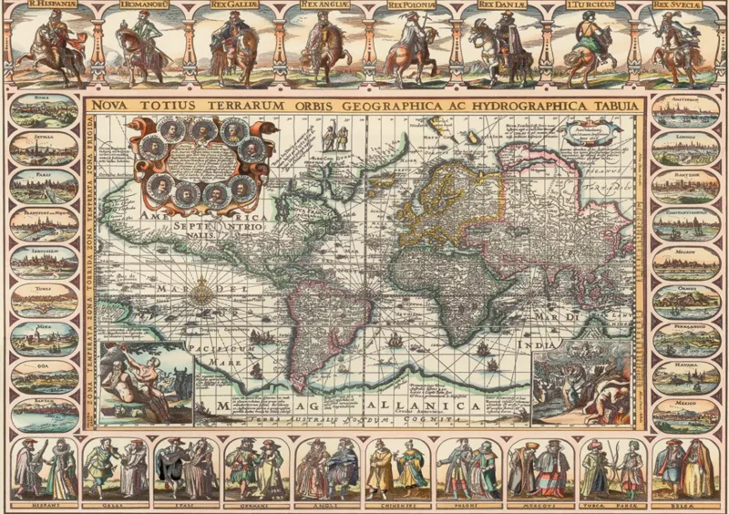 Ancienne Carte du Monde