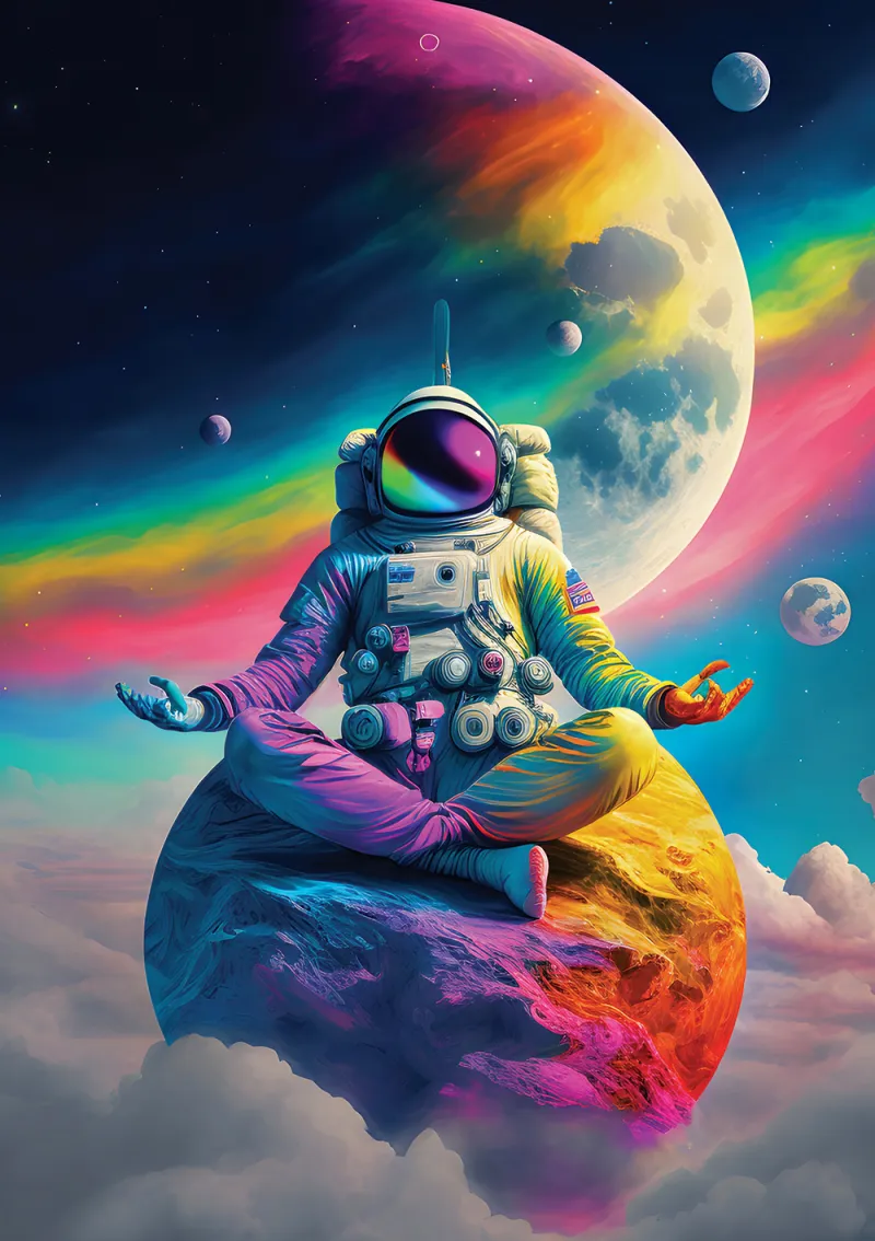 Méditation dans l'Espace
