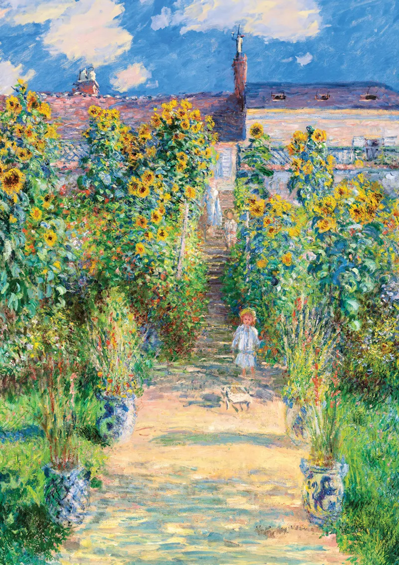 Claude Monet, Le jardin de Monet à Vétheuil, 1881