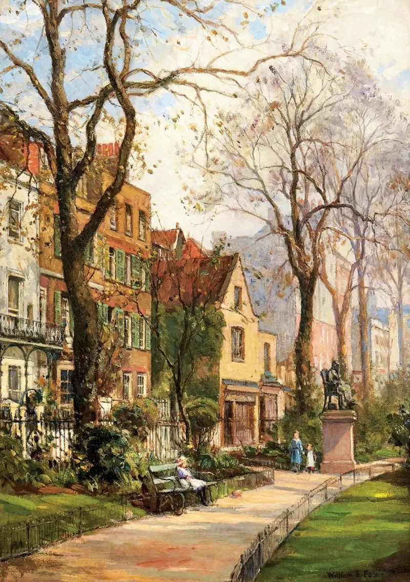 William Edward Fox -  Marcher dans le Parc