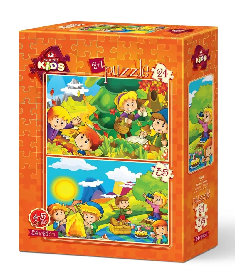 2 Puzzles - Automne - Printemps