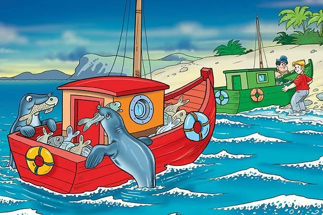 Puzzle en Bois - Happy Seal Fish