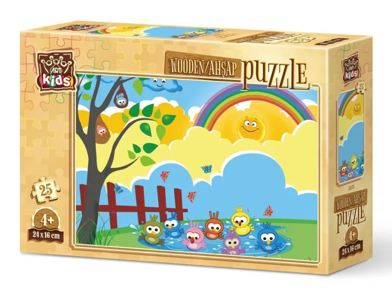 Puzzle en Bois - L'Heure du Bain