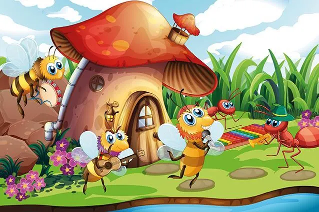 Puzzle en Bois - Abeilles et Orchestre