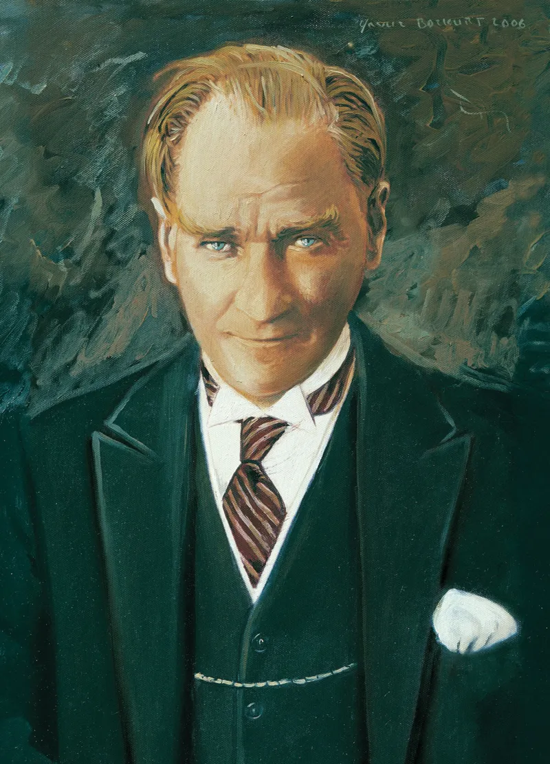 Portrait de Ghazi Mustafa Kemal Atatürk