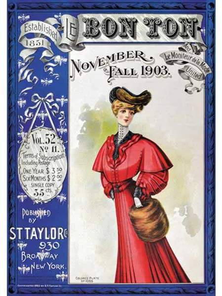 Bon Ton Magazine Cover 1903