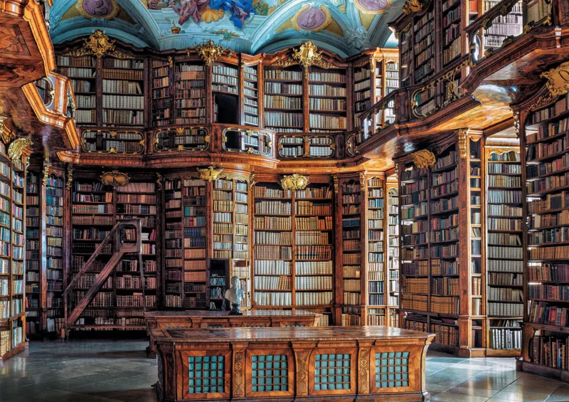 BIBLIOTHEQUE MONASTERE ST FLORIAN