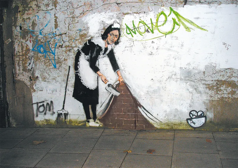 Femme de Menage - Bansky