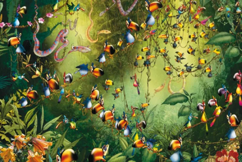François Ruyer - Toucans dans la Jungle