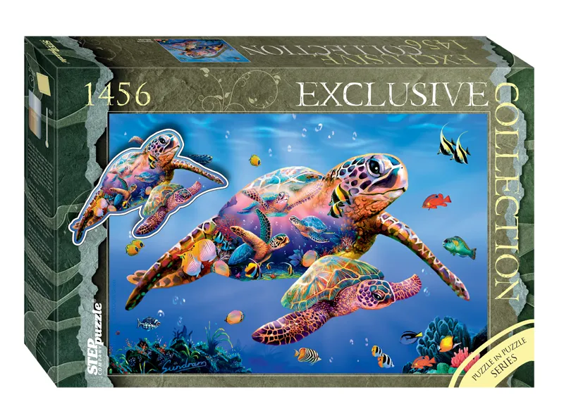 Puzzle in Puzzle Series - Tortues