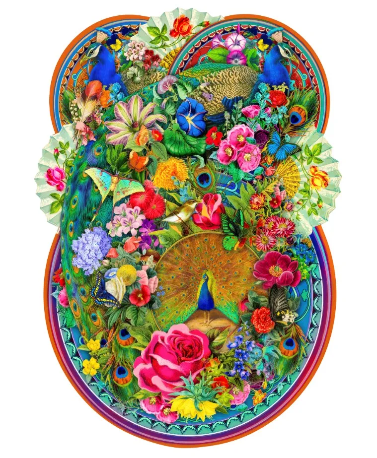 Puzzle en Bois - Spectacular Peacock