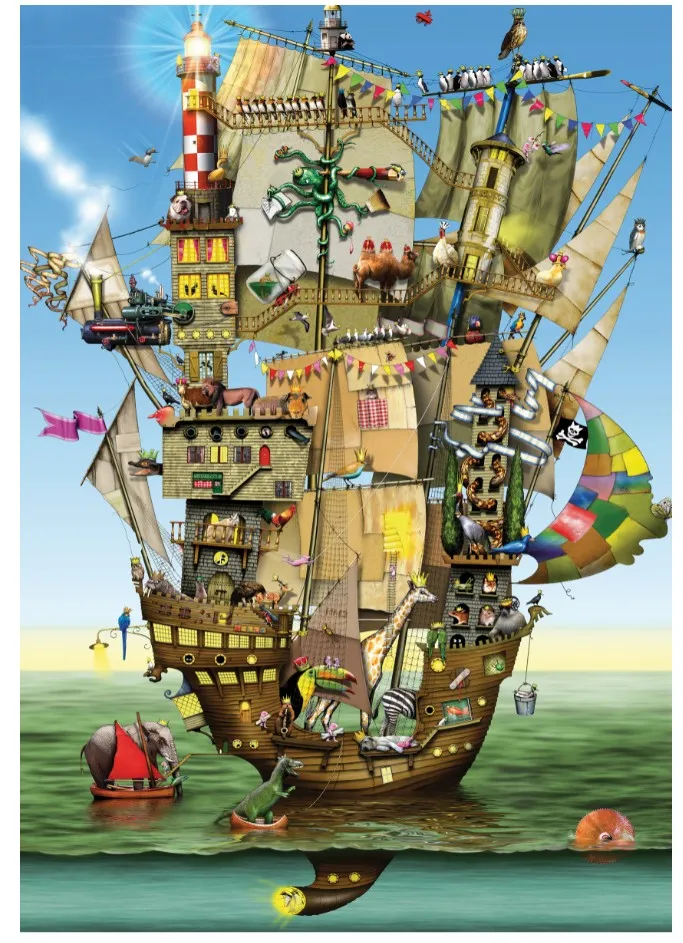 Puzzle en Bois - Colin Thompson - Norah's Ark