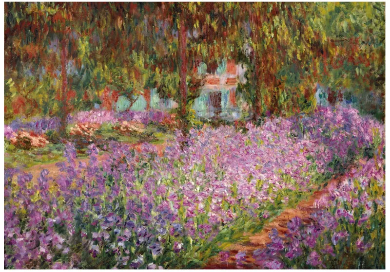 Puzzle en Bois - Claude Monet - The artist's garden in Giverny
