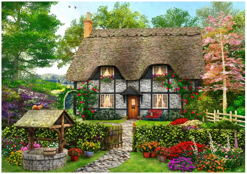 Puzzle en Bois - Meadow Cottage