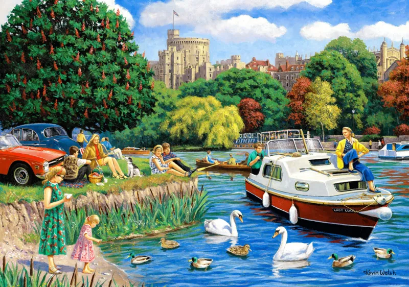 Puzzle en Bois - Windsor from the Thames