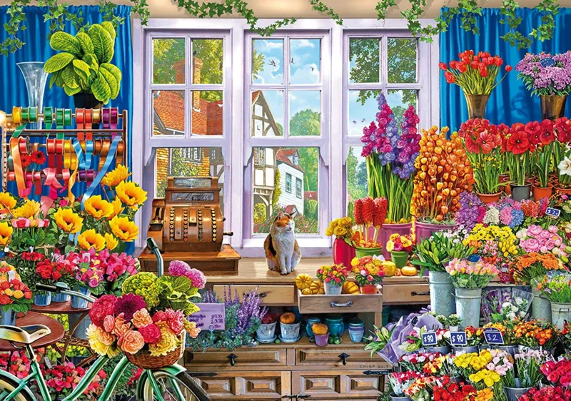 Puzzle en Bois - Flower Shop