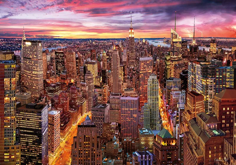 Puzzle en Bois - Manhattan Skyline