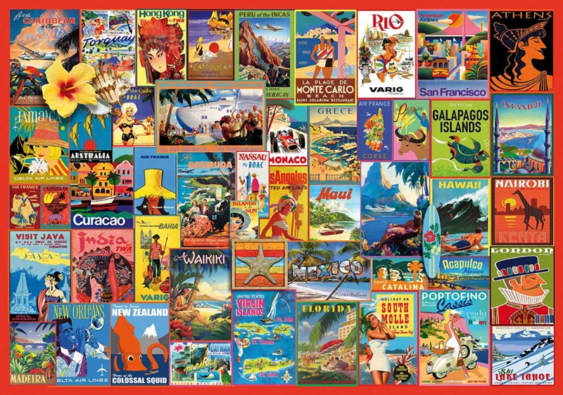 Puzzle en Bois - Exotic Destinations