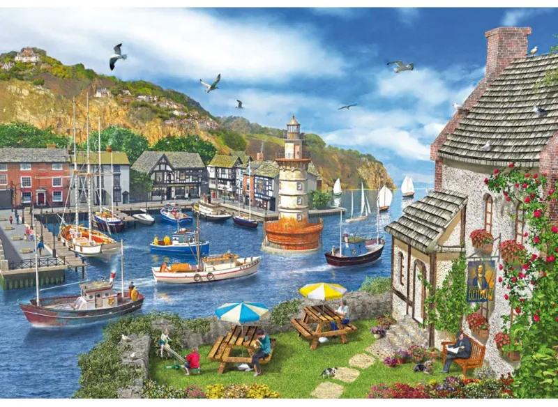 Puzzle en Bois - Dominic Davison : The Village Harbour