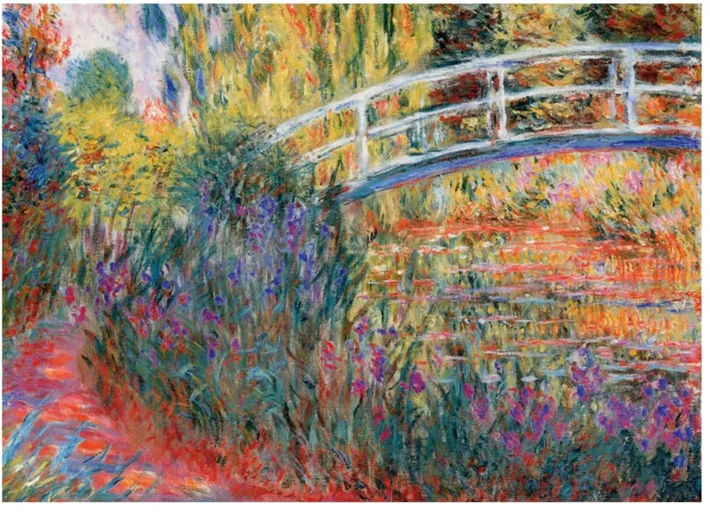 Puzzle en Bois - Claude Monet : Le Pont Japonais