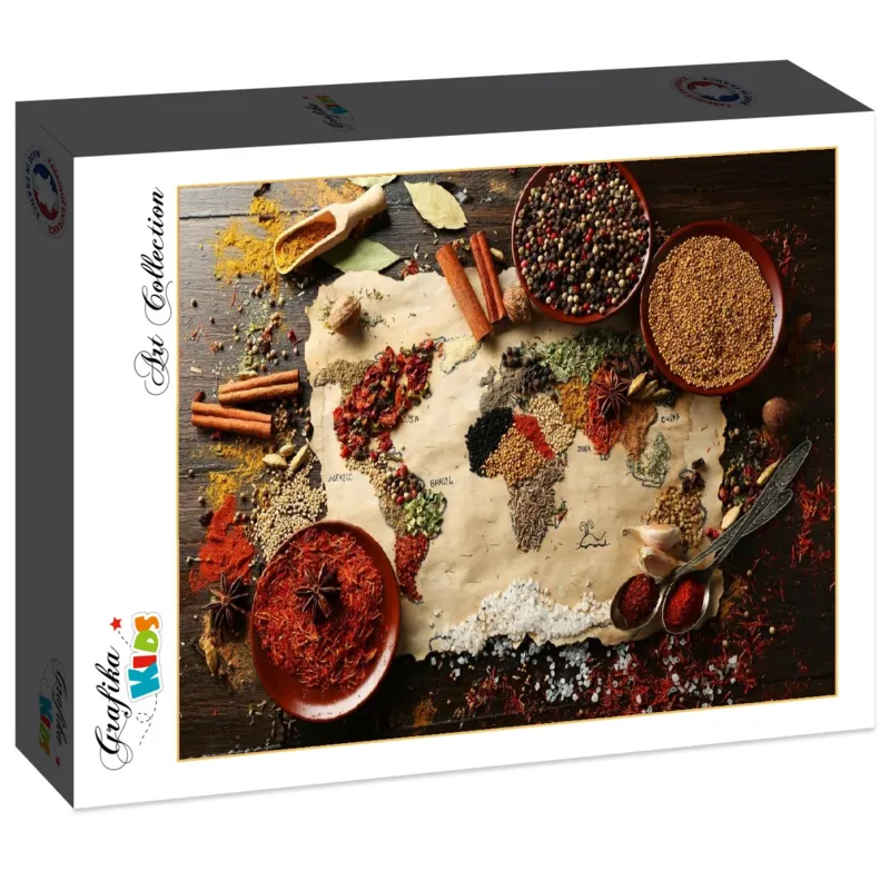 Carte du Monde en Epices
