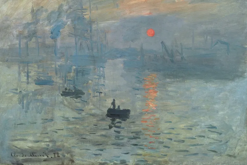 Claude Monet : Impression au Soleil Levant, 1872