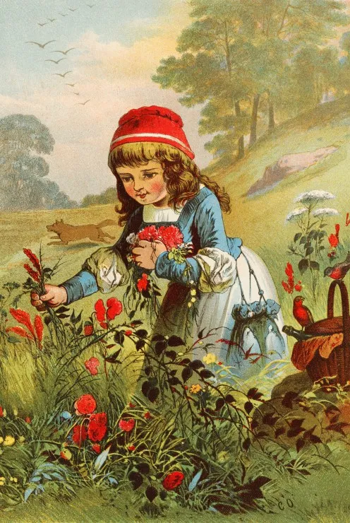 Le Petit Chaperon Rouge, illustration par Carl Offterdinger