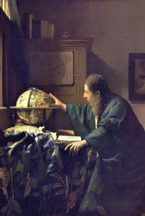 Vermeer Johannes : L'Astronome, 1668