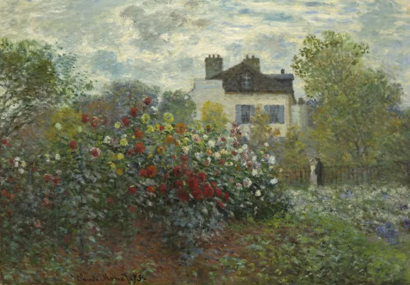 Claude Monet - Jardin de l'Artiste à Argenteuil, 1873