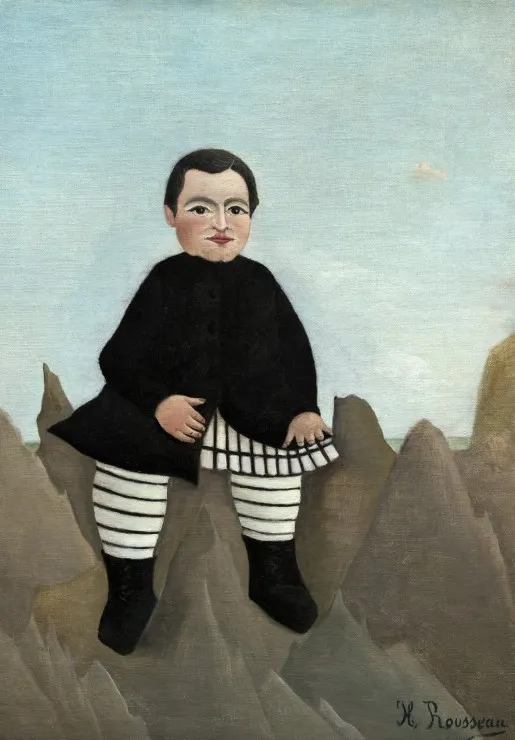 Henri Rousseau : Garçon sur un Rocher, 1895/1897