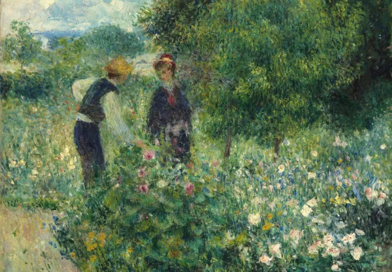 Auguste Renoir : Cueillette de Fleurs, 1875