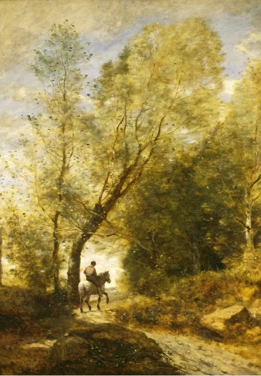 Jean-Baptiste-Camille Corot : La Forêt de Coubron, 1872