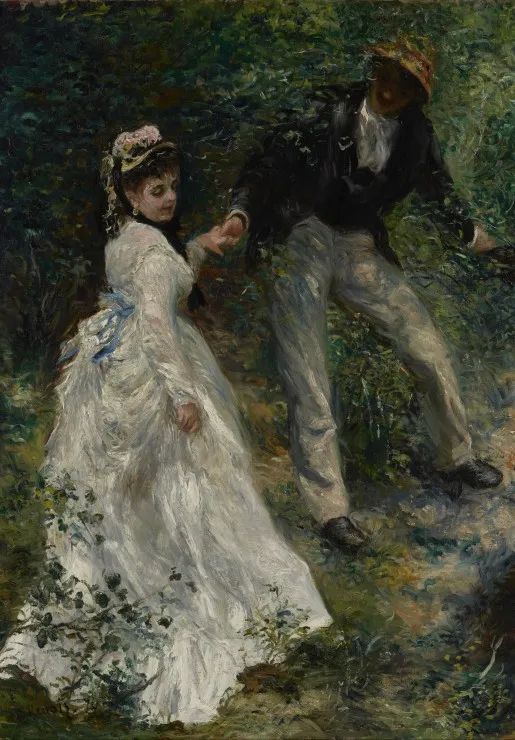 Pierre-Auguste Renoir : La Promenade, 1870