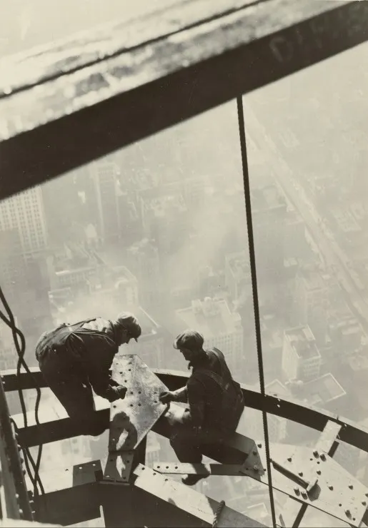 Lewis W. Hine : Empire State Building, New York, 1931