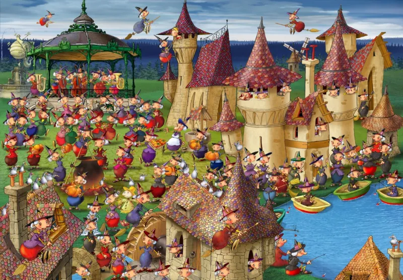 François Ruyer - Célébrations de Sorcières au Château