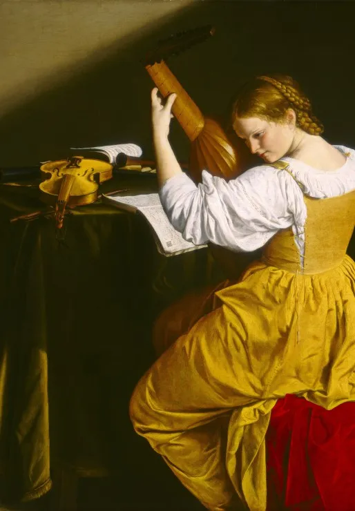 Orazio Gentileschi: La Joueuse de Luth, 1612/1620