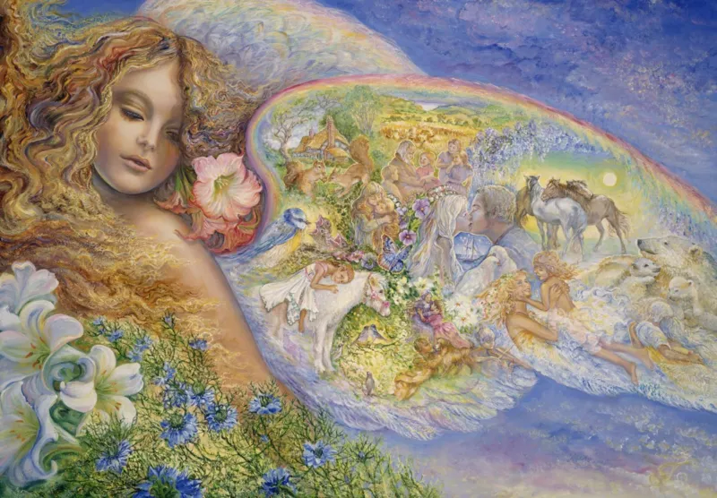 Josephine Wall - Wings of Love